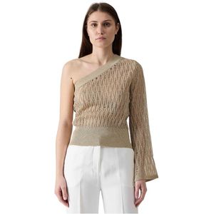 Federica Tosi, Dames, Blouses & Shirts, Geel, Maat: S Viscose,