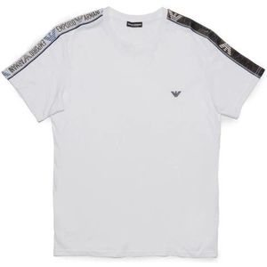 Emporio Armani, Heren, Tops, Wit, Maat: 2XL Katoen,