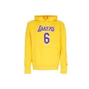 Nike LeBron James NBA Hoodie , Yellow , Heren , Maat: 2XL