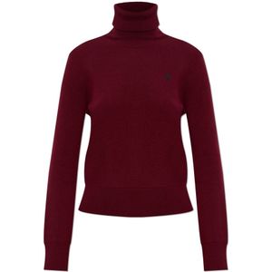 Ami Paris, Dames, Truien, Rood, Maat: 2XS Wol,