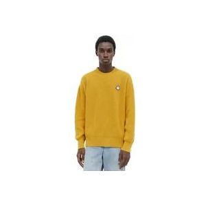 Moncler Klassieke Crew Neck Sweater , Yellow , Heren , Maat: M