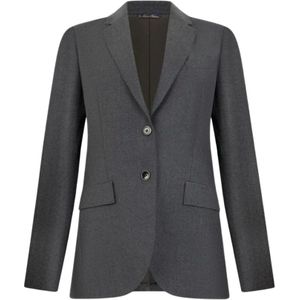 Brooks Brothers, Dames, Jassen, Grijs, Maat: 3XS Wol,