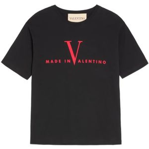 Valentino, Heren, Tops, Zwart, Maat: 2XL Katoen,