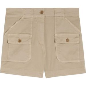 Aspesi, Dames, Korte broeken, Beige, Maat: XS Katoen,