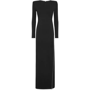 Philipp Plein, Dames, Jurken, Zwart, Maat: M Viscose,