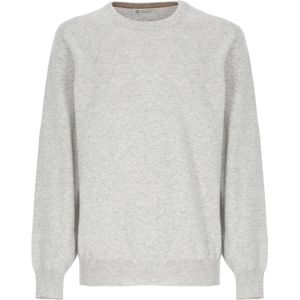 Brunello Cucinelli, Heren, Truien, Grijs, Maat: 2XL Kasjmier,