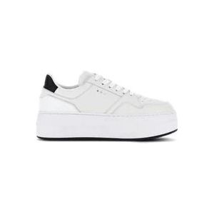 Hogan Panelled Sneakers Logo Print Flatform Zool , White , Dames , Maat: 38 EU