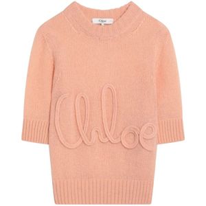 Chloé, Dames, Truien, Oranje, Maat: M