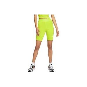 Nike Air Bike Shorts voor Dames , Yellow , Dames , Maat: XS