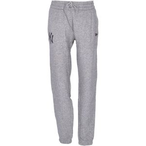 New Era, Heren, Broeken, Grijs, Maat: L Katoen,
