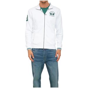 La Martina - MAF300 - Sweatvest - Groen - Met Ritssluiting