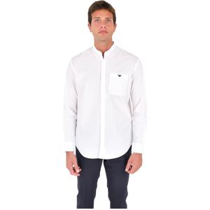 Emporio Armani, Heren, Overhemden, Wit, Maat: S