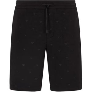 Emporio Armani, Heren, Korte broeken, Zwart, Maat: M