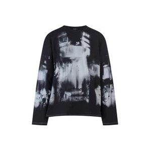 Balmain Heren longsleeve t-shirt , Black , Heren , Maat: S