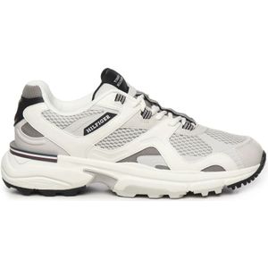 Tommy Hilfiger, Heren, Schoenen, Grijs, Maat: 41 EU Poliester,