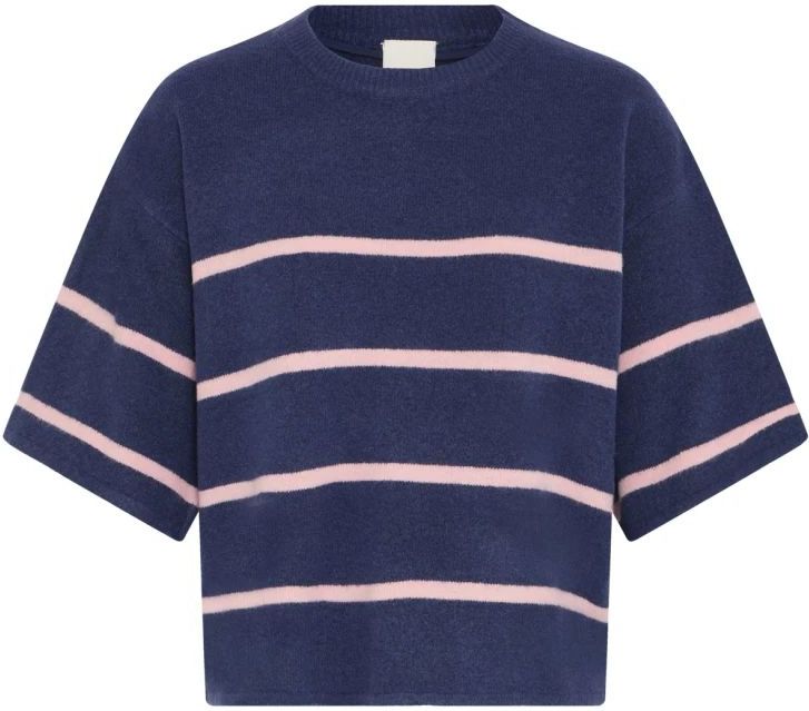 Ichi - Ihdasila Ss Gebreid - Gebreide Trui - Blauw