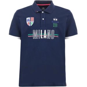 La Martina, Heren, Tops, Blauw, Maat: L