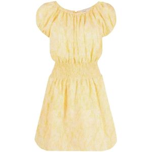 Kenzo, Dames, Jurken, Geel, Maat: S Katoen,