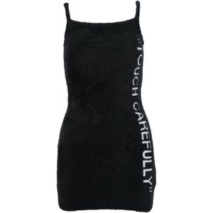 Off White, Dames, Jurken, Zwart, Maat: XS Wol,