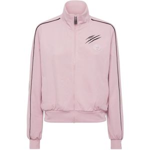 Plein Sport, Dames, Sweatshirts & Hoodies, Roze, Maat: XS Leer,