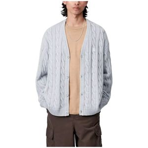 Carhartt WIP - Carter - Cardigan - Blauw - Katoen - Klassieke Stijl