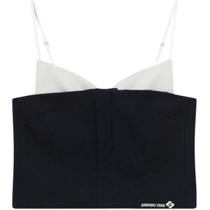 Shushu/Tong, Dames, Tops, Blauw, Maat: XS Wol,