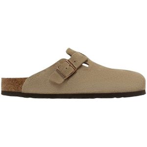 Birkenstock, Heren, Schoenen, Beige, Maat: 46 EU Leer,