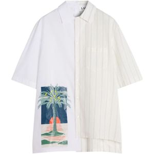 Lanvin, Heren, Overhemden, Wit, Maat: L