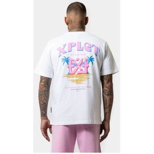 Xplct Studios, Heren, Tops, Wit, Maat: S Katoen,