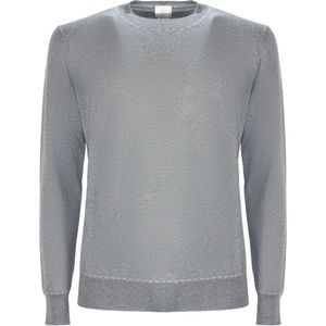 Eleventy, Heren, Truien, Grijs, Maat: M Wol,