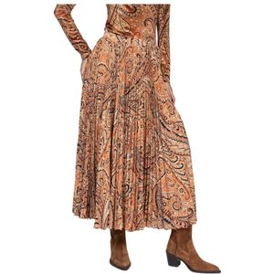 Etro, Dames, Rokken, Beige, Maat: M Poliester,