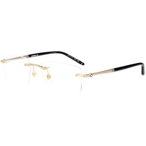 Montblanc - Mb 0444O - Optisch Montuur - Geel - Metaal - 54 mm