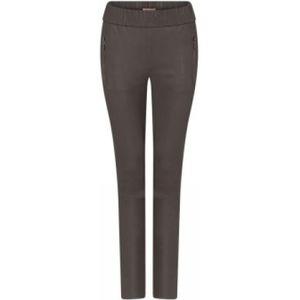 Gustav, Dames, Broeken, Bruin, Maat: S Leer,