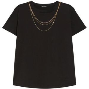 Pennyblack, Dames, Tops, Zwart, Maat: XS Katoen,