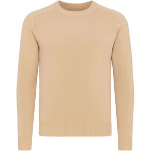 Paolo Pecora, Heren, Truien, Beige, Maat: L Wol,