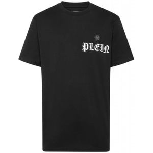 Philipp Plein, Heren, Tops, Zwart, Maat: 2XL Katoen,