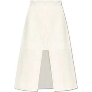 Dolce & Gabbana, Dames, Rokken, Wit, Maat: 2XS Katoen,