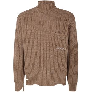 Marni, Heren, Truien, Bruin, Maat: XL