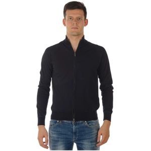 Armani Jeans, Heren, Sweatshirts & Hoodies, Blauw, Maat: XL Katoen,