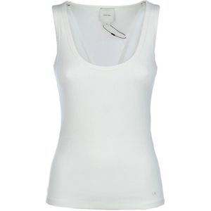 Calvin Klein, Dames, Tops, Wit, Maat: S