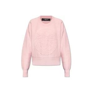 Versace Wollen trui , Pink , Dames , Maat: M