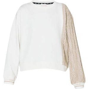 Liu Jo, Dames, Sweatshirts & Hoodies, Veelkleurig, Maat: 2XS Katoen,