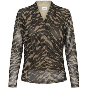 Saint Tropez, Dames, Blouses & Shirts, Veelkleurig, Maat: L