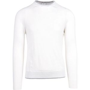 Eleventy, Heren, Truien, Wit, Maat: M Wol,