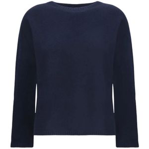 Max Mara, Dames, Truien, Blauw, Maat: M Wol,