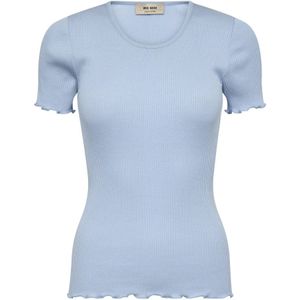 MOS Mosh, Dames, Tops, Blauw, Maat: S/M Zijde,