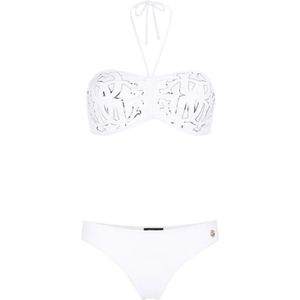 Roberto Cavalli, Dames, Badkleding, Wit, Maat: L Polyamide,