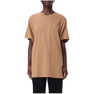 Max Mara - T-shirt - Bruin - 100% Katoen