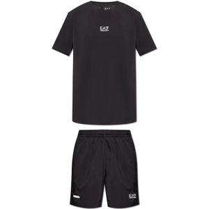 Emporio Armani Ea7, Heren, Sport, Zwart, Maat: 2XL