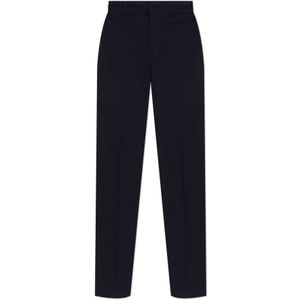 Emporio Armani, Heren, Broeken, Blauw, Maat: S Katoen,